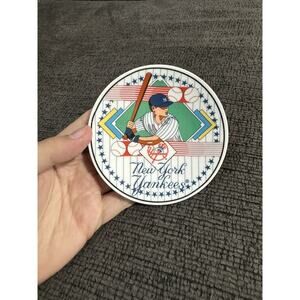 1993 Sports Impressions New York yankees NY 4in Ceramic Plate.